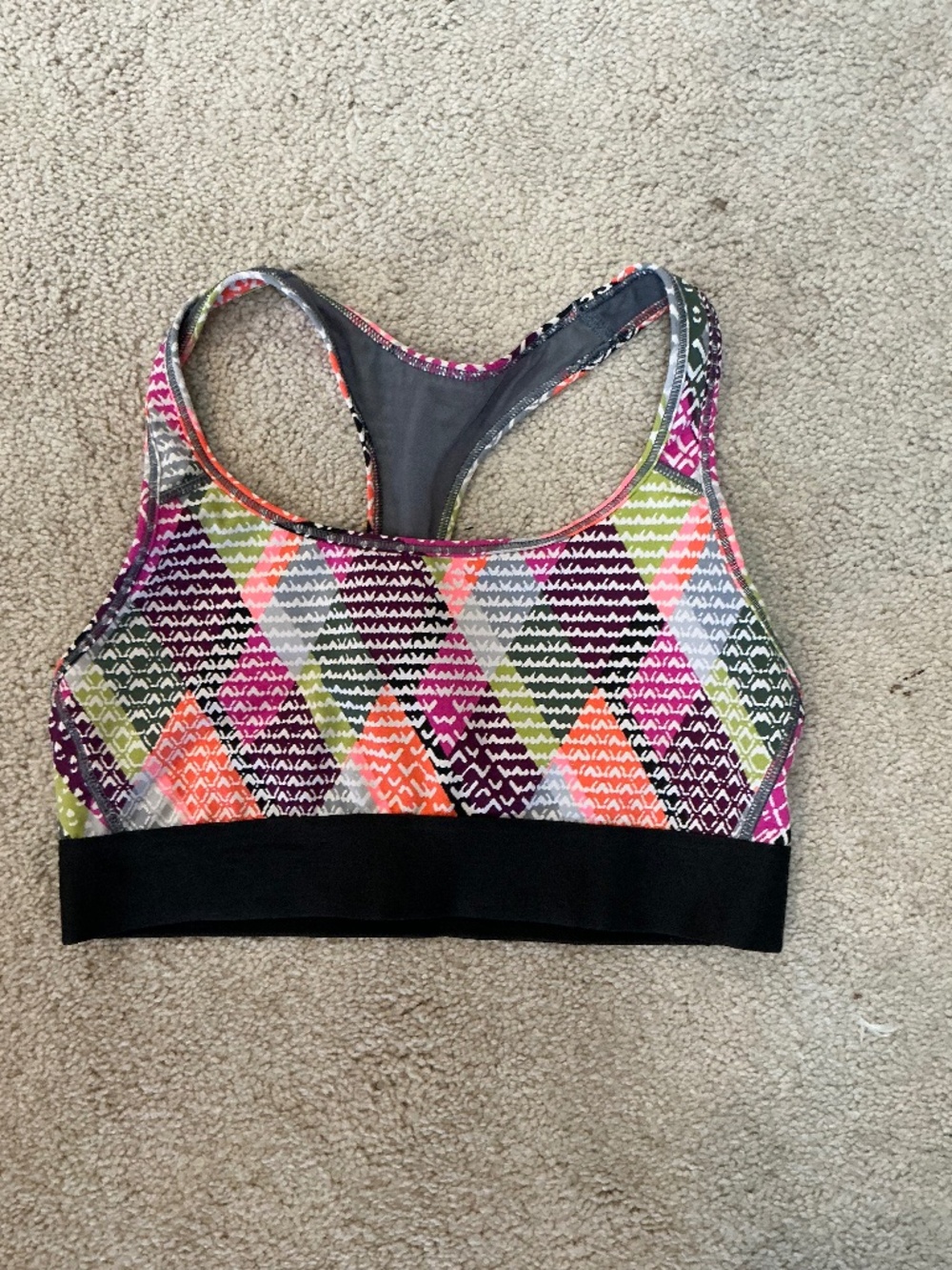 Colorful Victoria secret sports bra